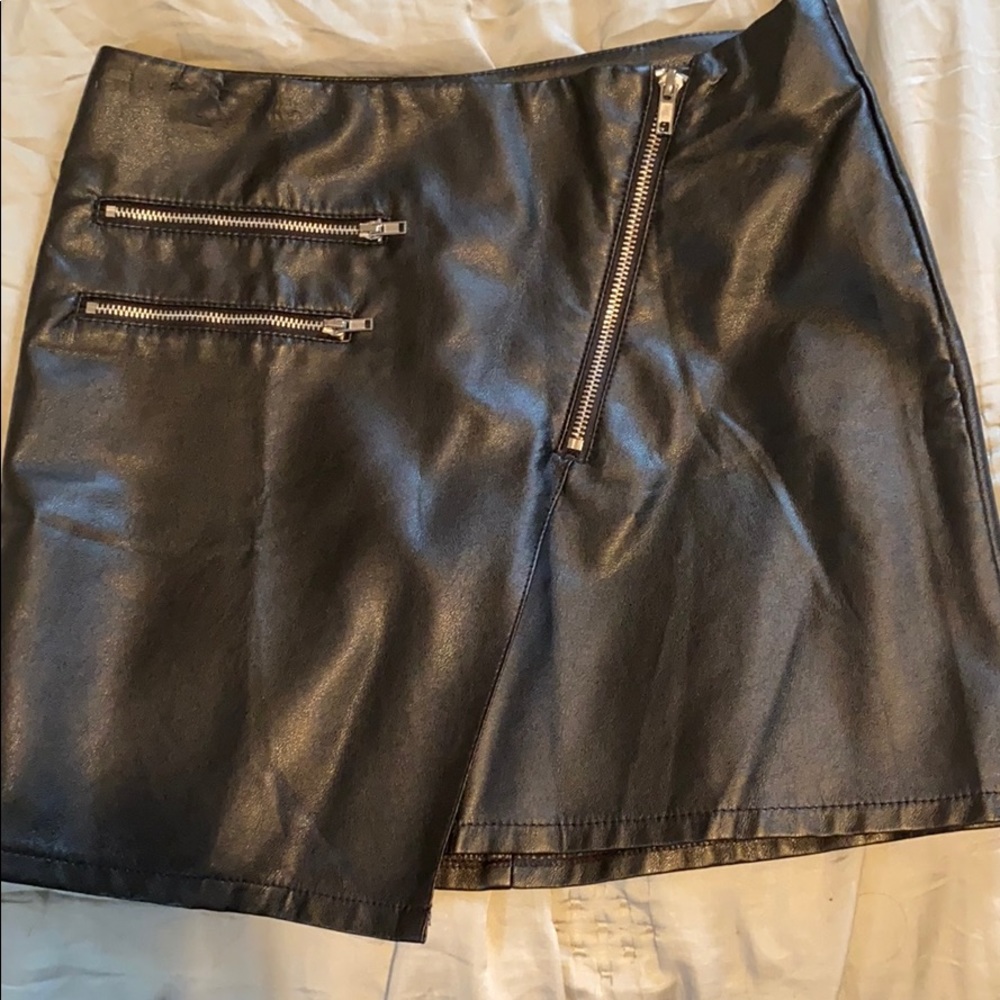 Asymmetric Mini Skirt